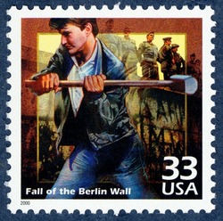 Fall of the Berlin Wall United States Postage Stamp | Celebrate the Century - 1980s