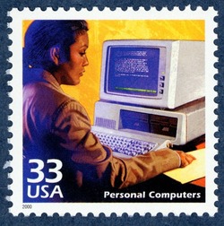 Personal Computers United States Postage Stamp | Celebrate the Century - 1980s