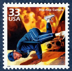 Hip-hop Culture United States Postage Stamp | Celebrate the Century - 1980s