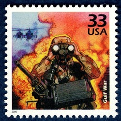 Gulf War United States Postage Stamp | Celebrate the Century - 1990s