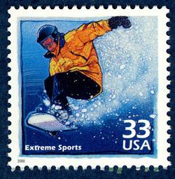 Extreme Sports United States Postage Stamp | Celebrate the Century - 1990s