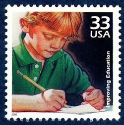 Improving Education United States Postage Stamp | Celebrate the Century - 1990s