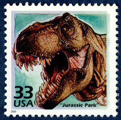Jurassic Park United States Postage Stamp | Celebrate the Century - 1990s