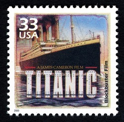 Titanic - Blockbuster Film United States Postage Stamp | Celebrate the Century - 1990s
