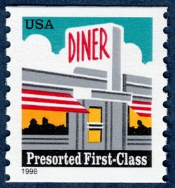 Diner - Presorted First-Class United States Postage Stamp