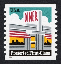Diner - Presorted First-Class - Self-adhesive United States Postage Stamp