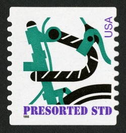 Modern Bicycle - Presorted Std - Self-Adhesive United States Postage Stamp