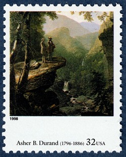 Asher B. Durand - Kindred Spirits United States Postage Stamp | Four Centuries of American Art