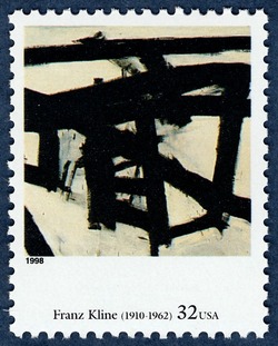 Franz Kline - Mahoning United States Postage Stamp | Four Centuries of American Art
