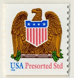 Eagle and Shield United States Postage Stamp