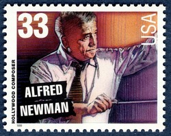 Alfred Newman United States Postage Stamp | Hollywood Composers