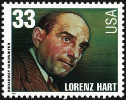 Lorenz Hart United States Postage Stamp | Broadway Songwriters