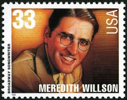 Meredith Willson United States Postage Stamp | Broadway Songwriters