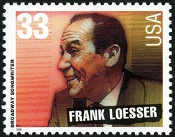Frank Loesser United States Postage Stamp | Broadway Songwriters