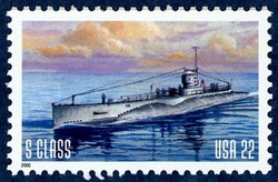 S Class United States Postage Stamp | Submarines
