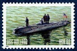 USS Holland United States Postage Stamp | Submarines