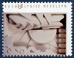 Dawn's Wedding Chapel 1 United States Postage Stamp | Louise Nevelson