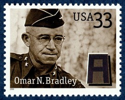 Omar N. Bradley United States Postage Stamp | Distinguished Soldiers
