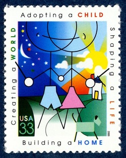 Adoption United States Postage Stamp