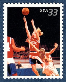 Basketball United States Postage Stamp | Youth Team Sports