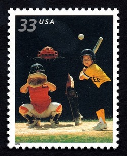 Baseball United States Postage Stamp | Youth Team Sports
