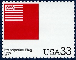 Brandywine Flag United States Postage Stamp | The Stars and Stripes