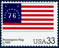 Bennington Flag United States Postage Stamp | The Stars and Stripes