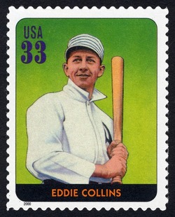 Eddie Collins United States Postage Stamp | Legends of Baseball