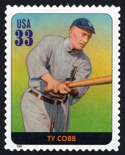 Ty Cobb United States Postage Stamp | Legends of Baseball