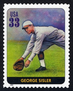 George Sisler United States Postage Stamp | Legends of Baseball