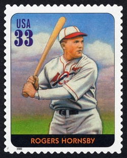 Rogers Hornsby United States Postage Stamp | Legends of Baseball