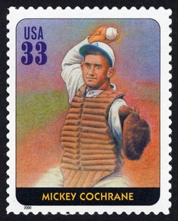 Mickey Cochrane United States Postage Stamp | Legends of Baseball