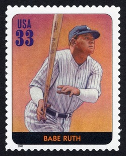 Babe Ruth United States Postage Stamp | Legends of Baseball