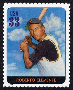 Roberto Clemente United States Postage Stamp | Legends of Baseball