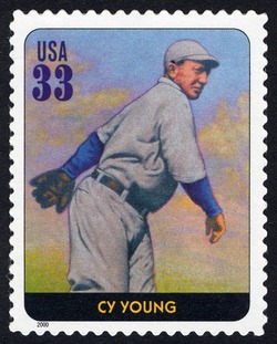 Cy Young United States Postage Stamp | Legends of Baseball