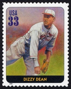 Dizzy Dean United States Postage Stamp | Legends of Baseball