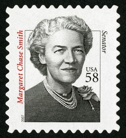 Margaret Chase Smith - Senator United States Postage Stamp | Celebrated Americans