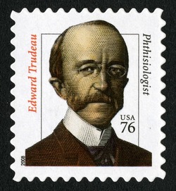 Edward Trudeau - Phthisiologist United States Postage Stamp | Celebrated Americans