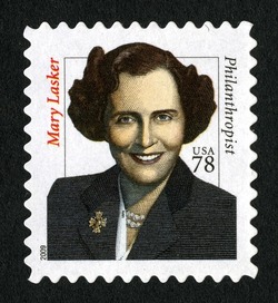 Mary Lasker - Philanthropist United States Postage Stamp | Celebrated Americans