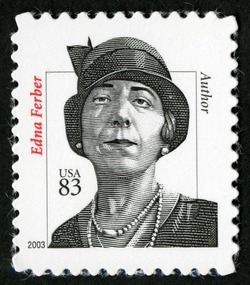 Edna Ferber - Author - 2002 Date United States Postage Stamp | Celebrated Americans