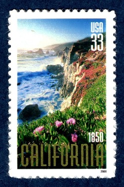 California Statehood United States Postage Stamp