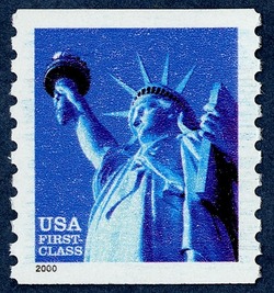 Statue of Liberty - First-Class - Horizontal Imperforate United States Postage Stamp