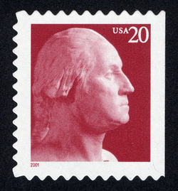 George Washington - Booklet Single - Perf 10.5 X 11 United States Postage Stamp