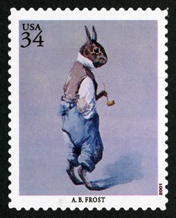 A.B. Frost United States Postage Stamp | American Illustrators