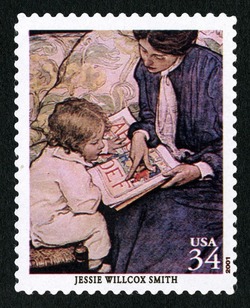 Jessie Willcox Smith United States Postage Stamp | American Illustrators