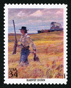 Harvey Dunn United States Postage Stamp | American Illustrators