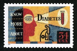Diabetes Awareness United States Postage Stamp