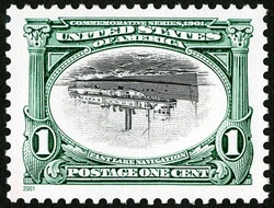 Steamship Invert United States Postage Stamp | The Pan American Inverts