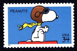 Peanuts United States Postage Stamp