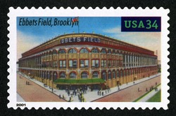 Ebbets Field - Brooklyn United States Postage Stamp | Baseball - Legendary Playing Fields
